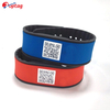 Toptag passive custom debossed embossed logo silicone wristband for identify