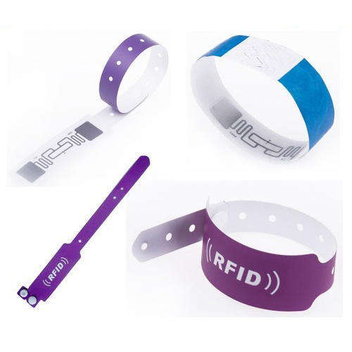 Custom Printing Wrist band Tag Disposable Durable Waterproof Cheap Tyvek Paper RFID Wristbands for hospital