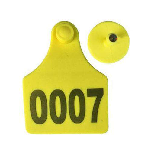 High Quality Laser Printing Cattle Pig Rfid Ear Tag EM4305 Animal Ear tags