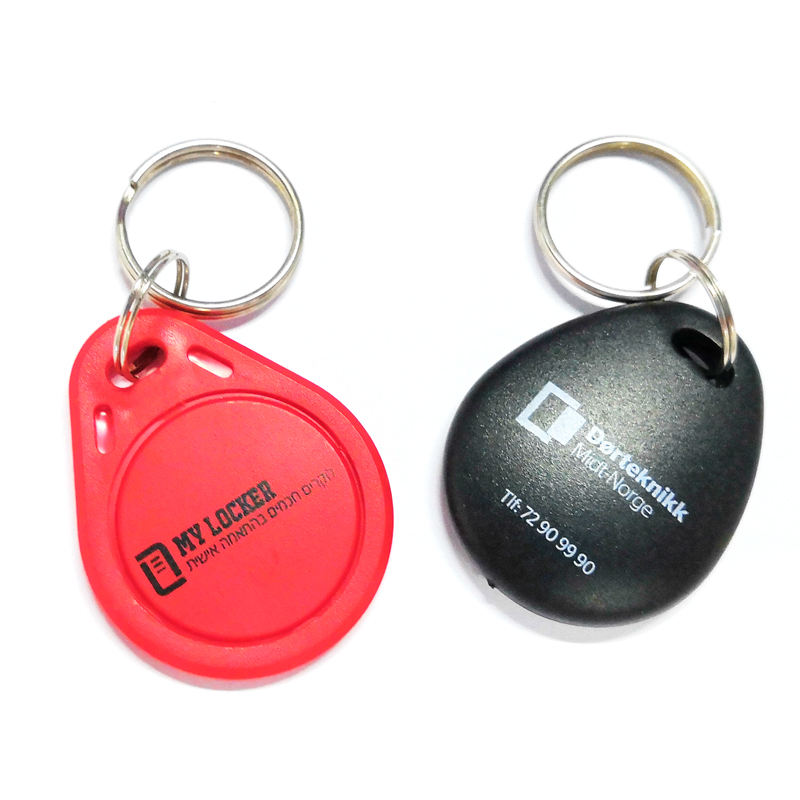 Custom logo Waterproof RFID NFC Key Fob Access Control Card Key Tag