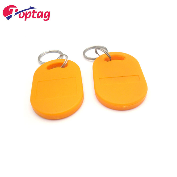 Wholesale RFID ABS Key fobs 125khz LF T5577 Key Chain With Metal Rings