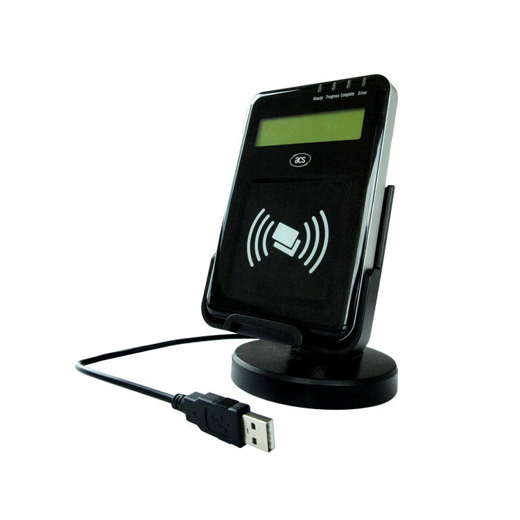 Visual Vantage USB NFC Card Reader with LCD Display ACR1222L