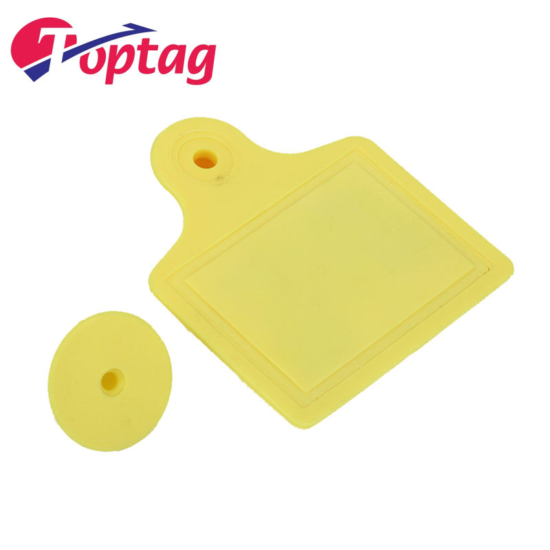 TPU With Qr Code animal ear tag UHF RFID EM4305 pig tag Cattle ear tag
