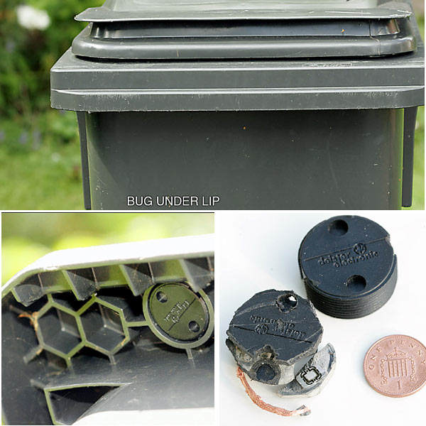 Rugged waterproof waste bin RFID tag for waste management
