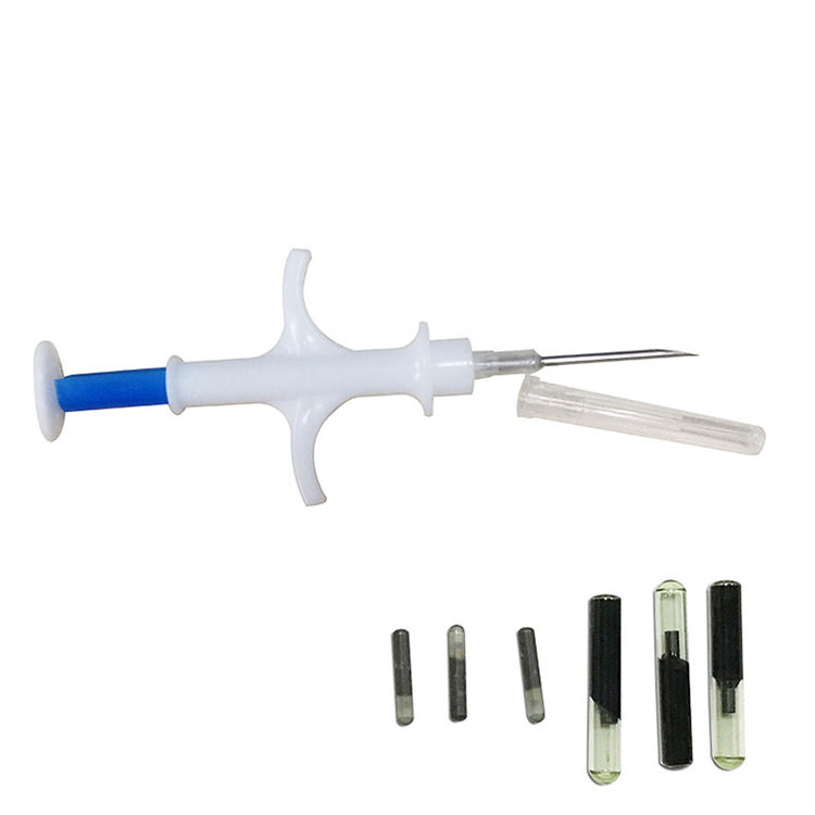 Toptag Cheap Price LF Implanted Bioglass Tag Microchip With Syringe For Identify