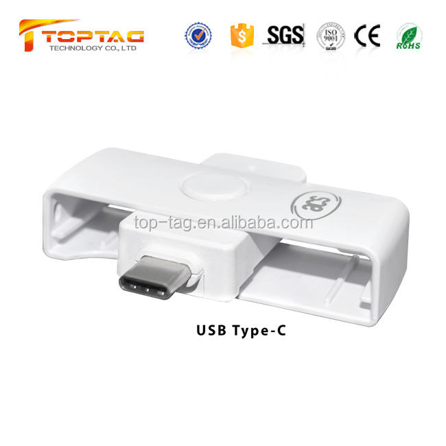 2021 New Product ACR39U-NF PocketMate II Smart Card Reader USB Type C for Android