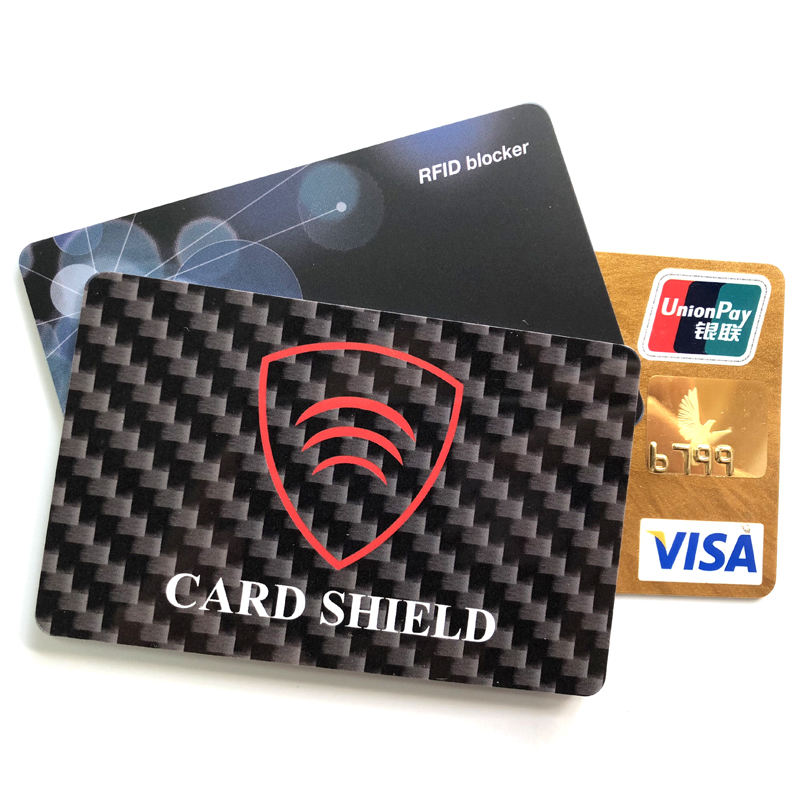 Christmas Gift RFID Credit Card Blocker / Signal Blocking RFID Card / Wallet Using RFID Blocking Card