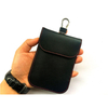 Genuine Leather RFID Signal Faraday Bag / Car Key Jammer Blocker Pouch