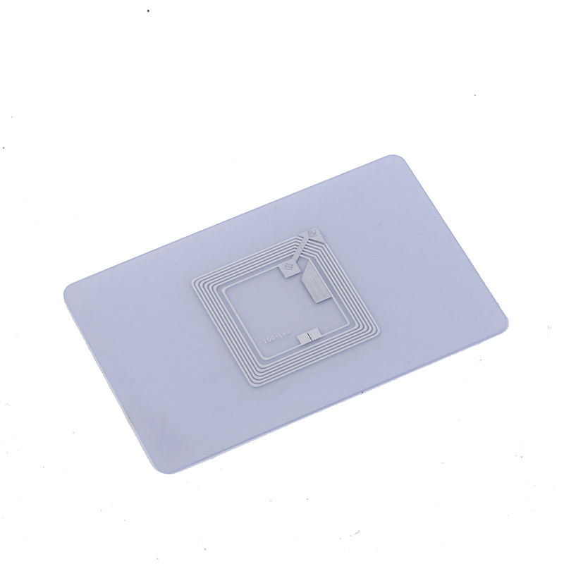 13.56mhz rfid card Model F08 ISSI chip Blank White pvc access control cards
