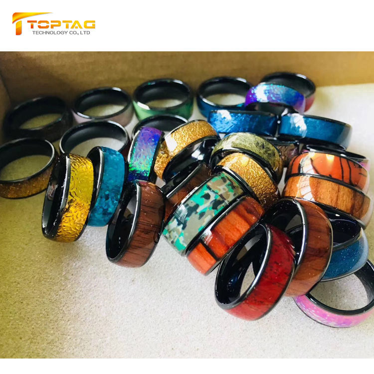 ISO 11784/5 125KHz Writable T5577 RFID Smart Ring for Access Control