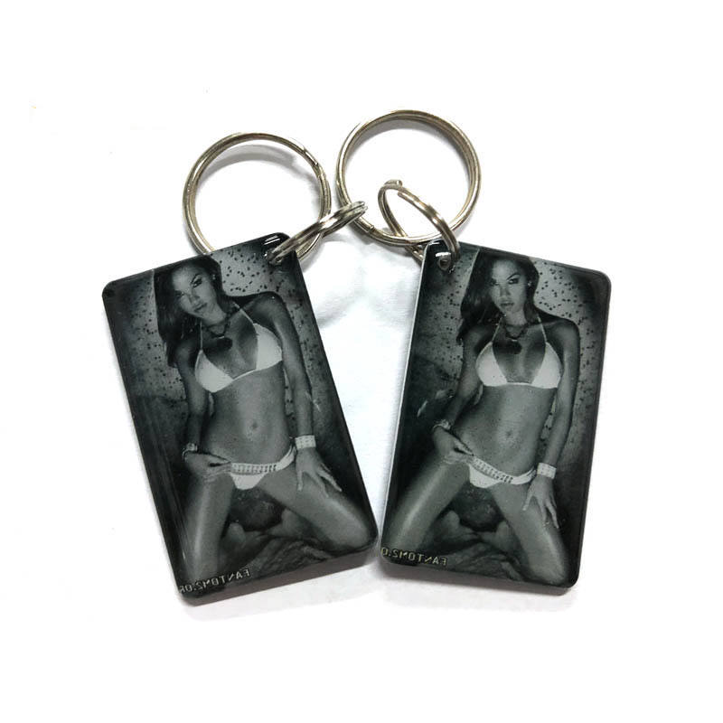 Delicate rfid epoxy ic tag pvc nfc key tag for hotel access control