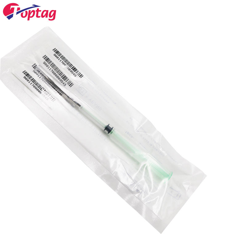 134.2khz LF Pet Glass Tag RFID Transponder Dog Cat Microchips with Syringe Set