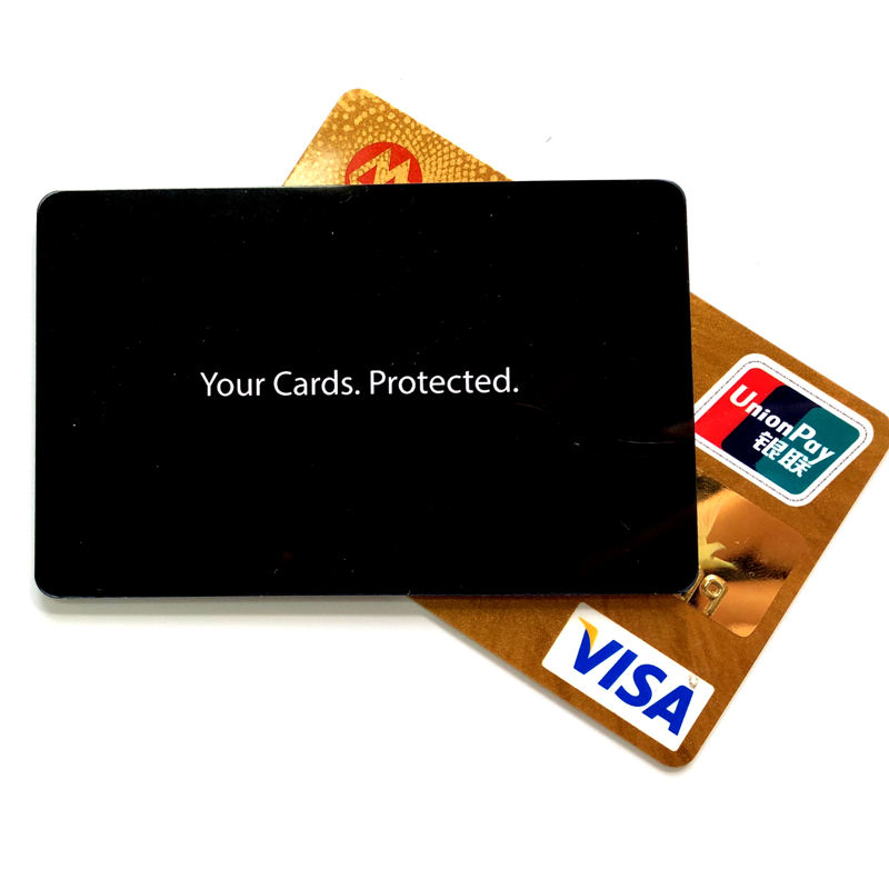 Newest offset printing scanner guard card RFID blocking card protect your wallet credit cards