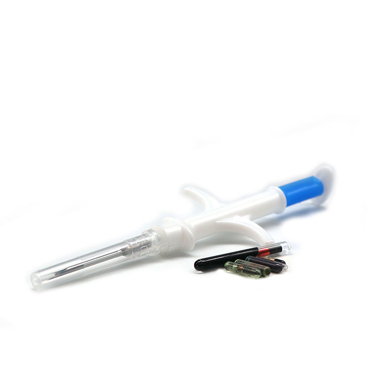 Toptag Cheap Price LF Implanted Bioglass Tag Microchip With Syringe For Identify