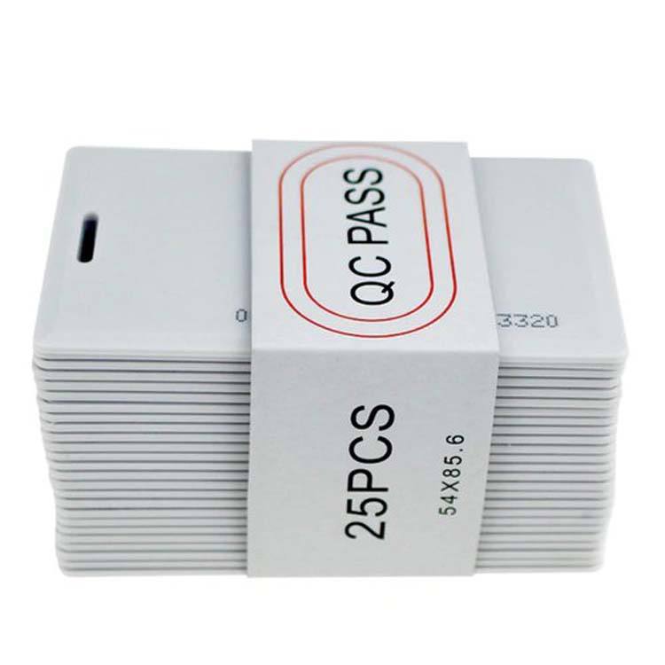 Custom offset/Silkscreen Printing-125khz-TK4100-RFID-White-Blank rfid smart card