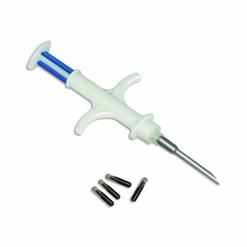 High quality RFID LF Glass Capsule Tag Injection Smart Animal Syringe Injectable Microchip