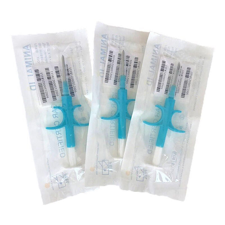 Custom RFID tag 134.2Khz rfid Animal tag Microchip for animals