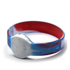 Custom One Size 72mm Dual Chips ISO14443A RFID Silicone Wristband Bracelet