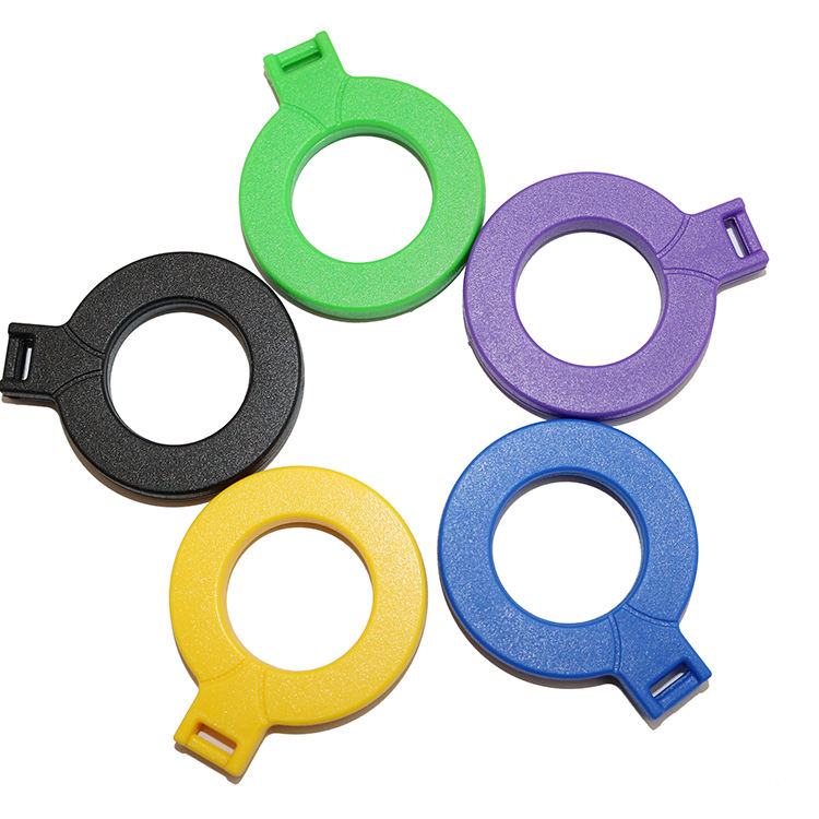 Muliple Colors Plastic Hollow RFID 13.56mhz Keyfob Access Door Keyring