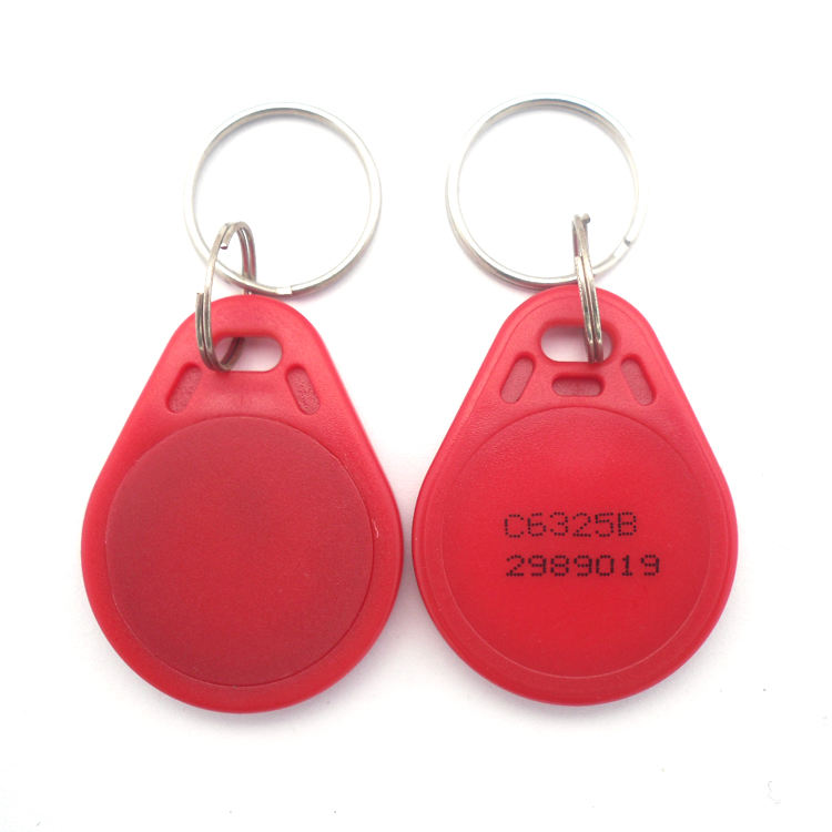 Custom ISO11784/5 RFID Silkscreen Logo Printing T5577 EM4305 Keyfob 125khz Key Tag
