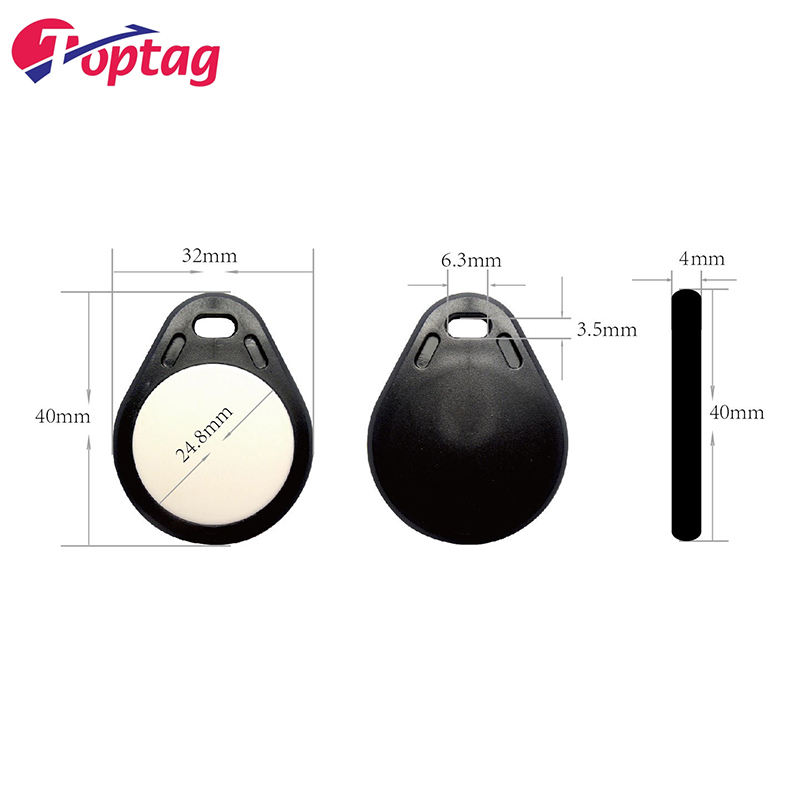 125 khz ID keyfob Low Frequency Proximity ABS Keychain