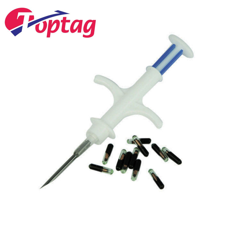 2.12*12 mm Animal ID Transponder Injector Dog Chip RFID Animal Microchip with Syringe