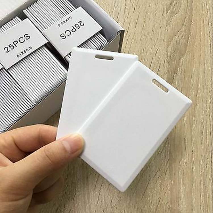 125khz 13.56mhz t5577/1K chip printable rewritable rfid proximity smart pvc id card for access control