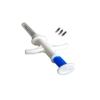 134.2khz fdx-b animal microchip transponder sringe injector nfc pet rfid lectores microchip for dog goat cows