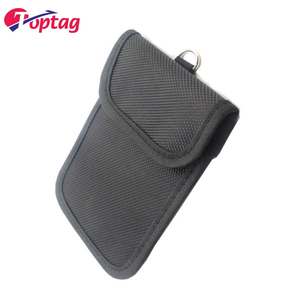 Wholesale Oxford RFID Blocking Case 12.5*8.5cm Signal Shielding Pouch for Mobile Phone Security