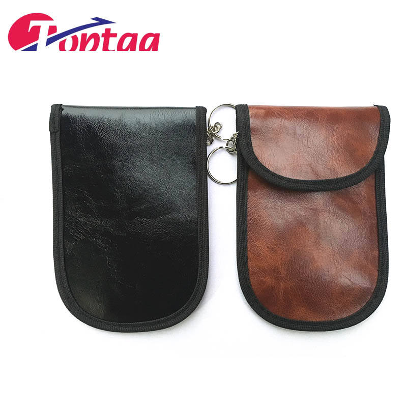 Anti Theft Car Key RFID Blocker / Signal RFID Blocking Faraday Bag Pouch