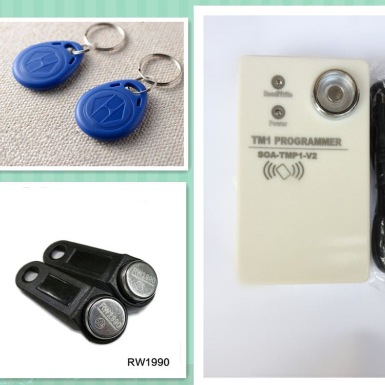 Factory Access Control Plastic iButton TM Card with Magnetic Reader