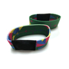 Stretchy RFID Wrist Band Chip Embedded Woven NFC Elastic Wristband with QR Code Printing