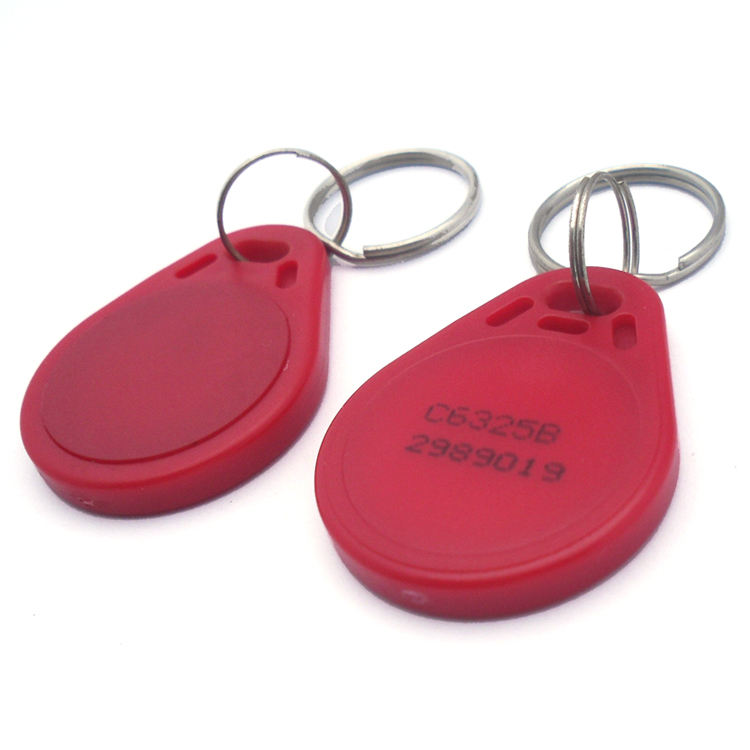 Toptag Customize RFID Keyfob Hotel Access control Door 13.56mhz Key Tag