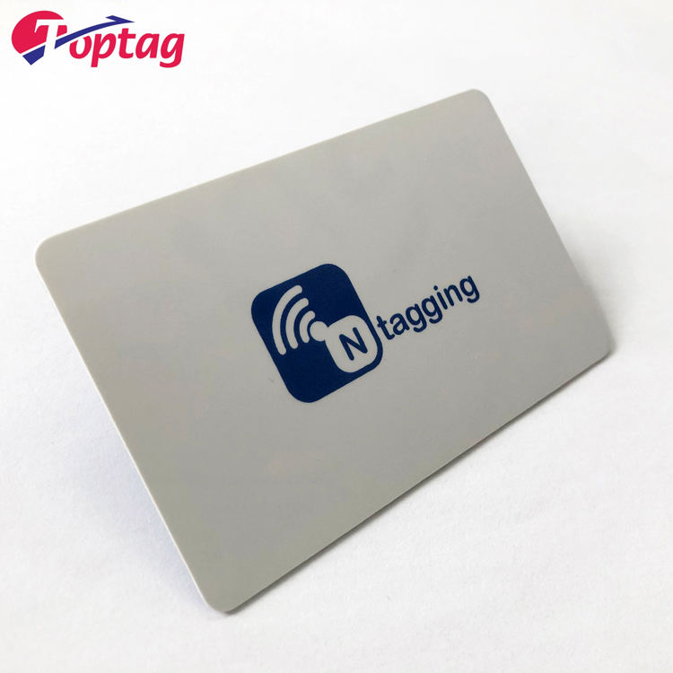 Factory Price 125khz 13.56mhz RFID PVC Blank White Smart Card for Access Control
