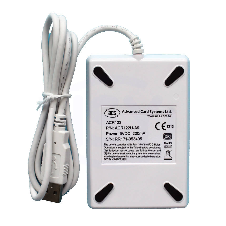 ACR Agent Price Original NFC 13.56mhz RFID Reader ACR 122U with SDK