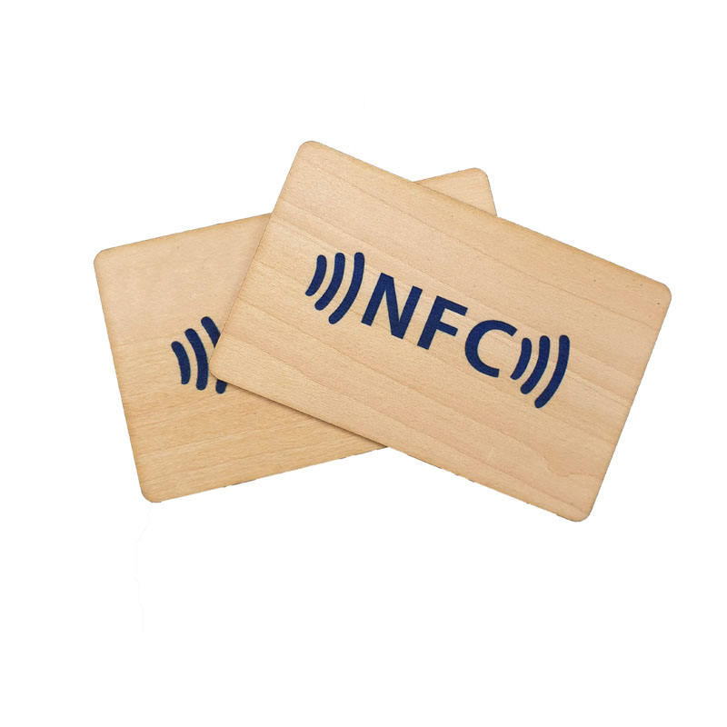 Custom design Wooden Card 13.56 mhz for rfid Hotel Card