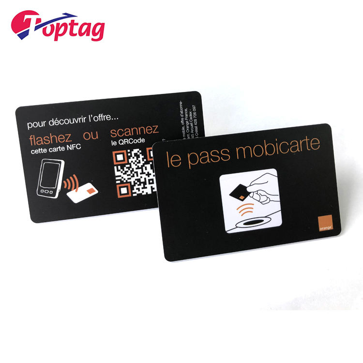 Custom Logo Pattern 13.56mhz RFID Access Control Card PVC NFC Smart Card