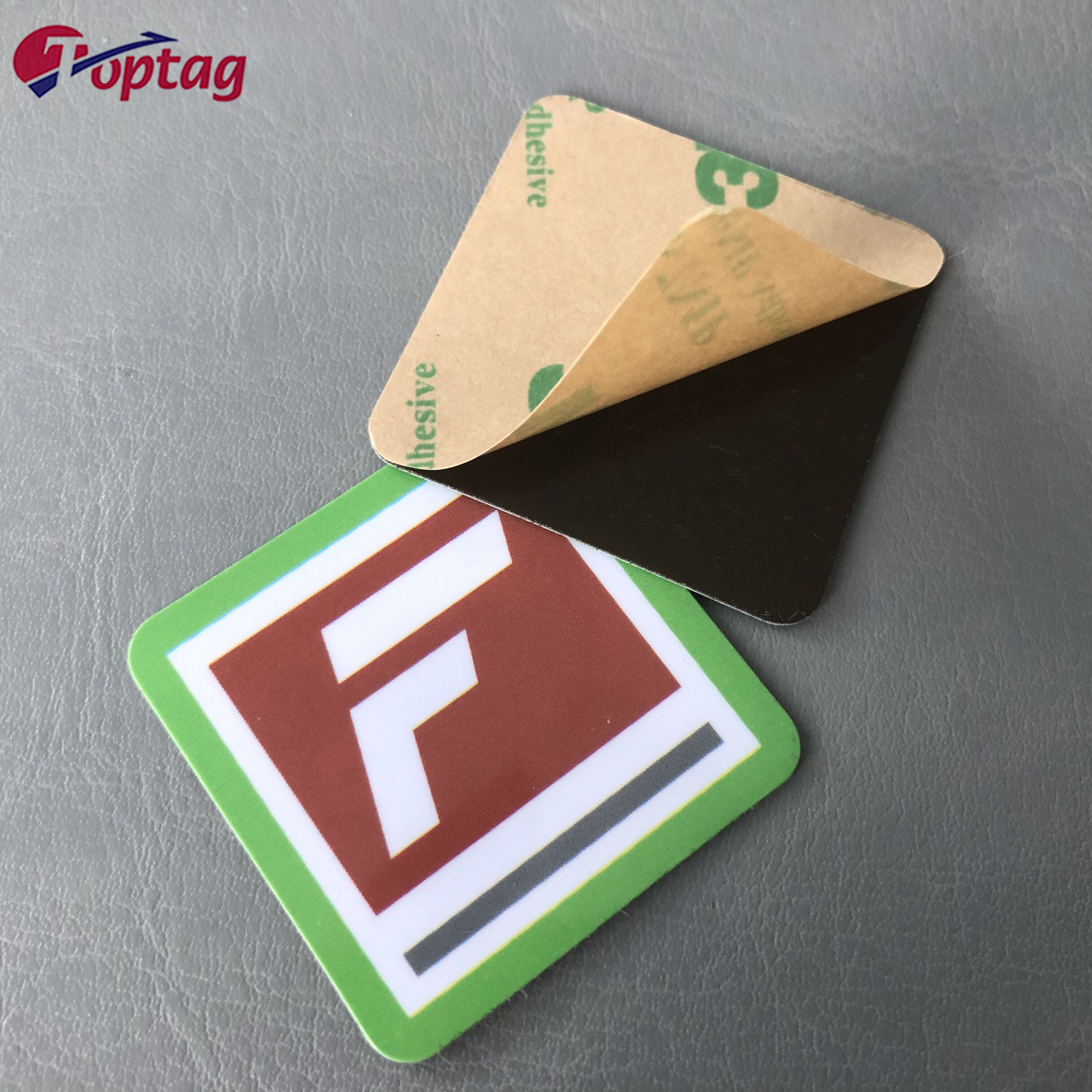 Custom Printing 13.56mhz NFC Anti Metal RFID Tag White RFID HF Sticker/Label