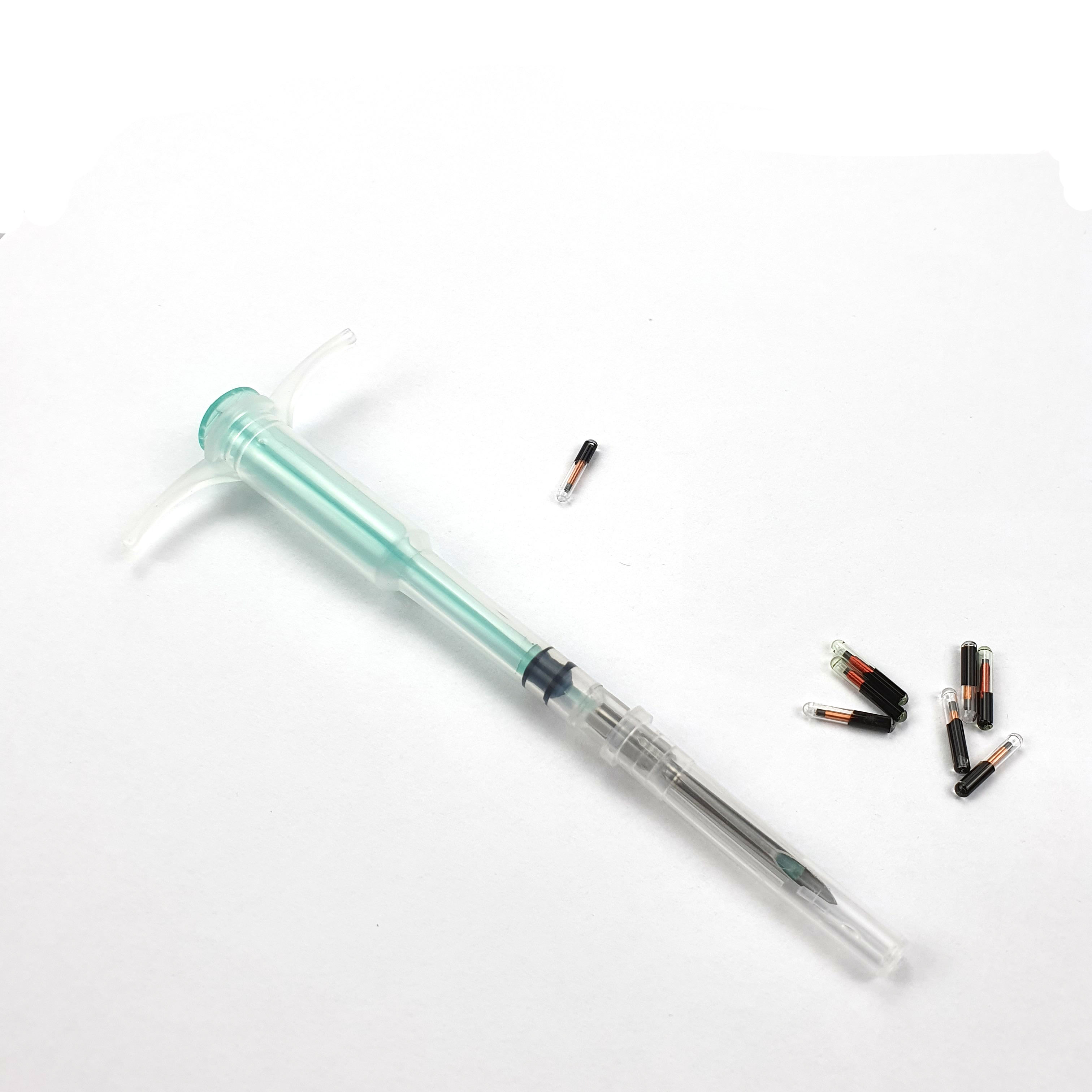 134.2khz EM4305 Bioglass Animal Tracking LF RFID small Tag Microchips for Pets/fish/horse/cow
