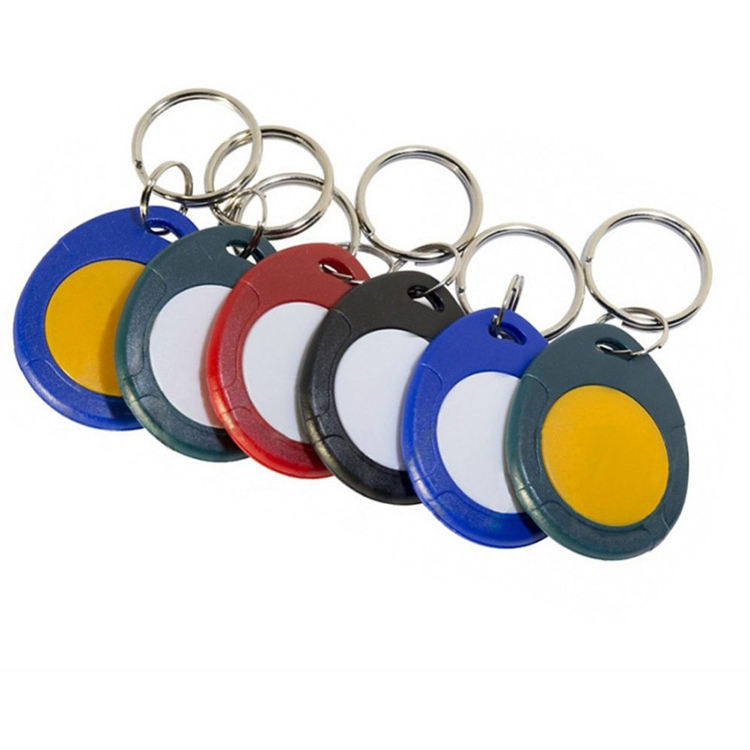 Custom 125khz 13.56mhz RFID Key Fobs Access control ABS Key Chains