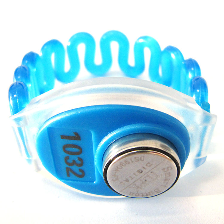 Soft Plastic Waterproof RFID TM Ibutton Bracelet / Wristband / Electronic Key Card