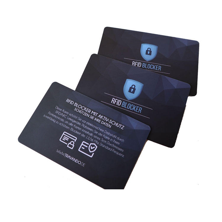 High Quality OEM RFID Shield Credit Card Signal Blocking Card for Protection