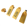 Plastic UHF RFID Chip Cow Cattle Pig Animal Ear Tag with Number Printing