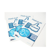 Custom Paper NFC Poster Card with Chip RF08 for advertising