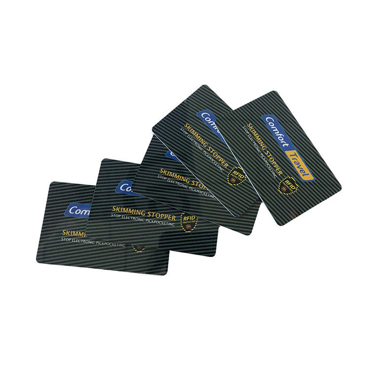 Hot Sale RFID Card Blocking Holder Credit Card Shielding holder with Logo Printing