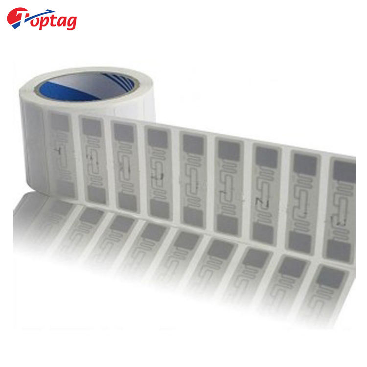 Toptag UHF 860-960Mhz Paper Roll Dry Inlay Wet Inlay Blank Tag Sticker