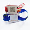 Unique QR Code Festival RFID Fabric Wristband Bracelet for Music Event
