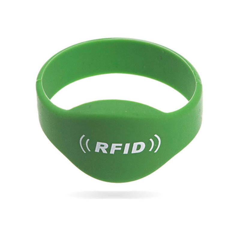 Factory Supply RFID Barcode Wristband RFID Wristband Bracelet Wristband RFID Silicon