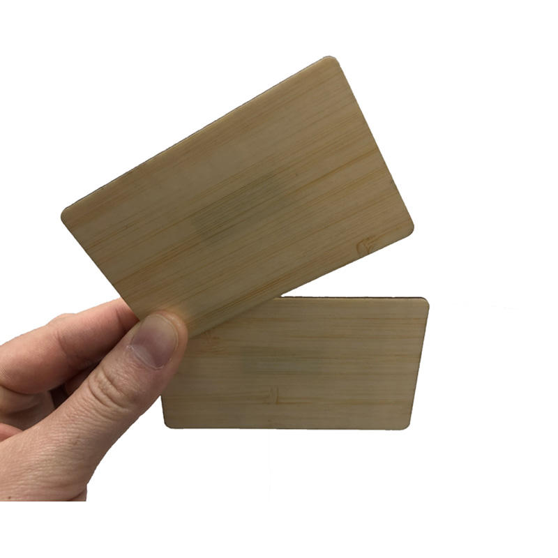 Wooden bamboo RFID Blocking smart business card